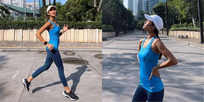 Pamer Tubuh Langsing, Ini 7 Potret Aulia Sarah Jogging di Pagi Hari