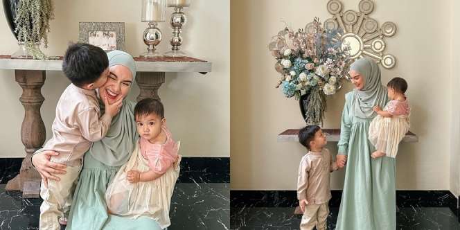 Ammar Zoni Ditangkap Karena Kasus Narkoba, Ini 7 Potret Irish Bella Rayakan Lebaran Hanya Bertiga Dengan Air Rumi Dan Baby Ara