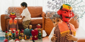 Unik Banget, Ini 10 Potret Gemas Anak Andien yang Hobi Koleksi Ondel-Ondel