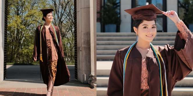 7 Potret Wisuda Yoriko Angeline di Amerika, Tampil Cantik Kenakan Kebaya