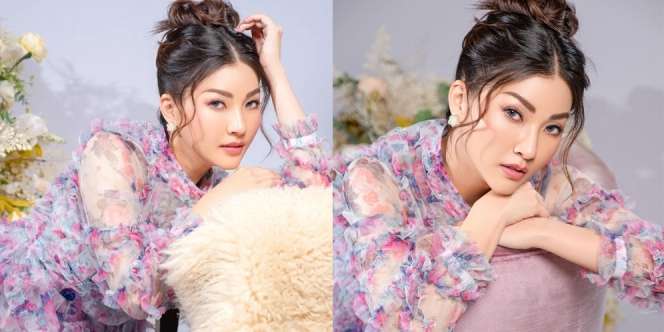 Pemotretan Sarwendah Bertema Flower Blossom, Kecantikannya Disebut Mirip Malaikat Tak Bersayap