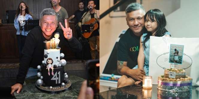 Duda Tampan Idaman, Ini 9 Potret Pesta Ulang Tahun Gading Marten yang ke-41 Bareng Anak dan Keluarga