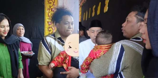 13 Potret Momen Aqiqah Anak Indah Permatasari dan Arie Kriting di Kampung Halaman, Namanya Auto Jadi Sorotan!