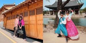 Disebut Pasangan Suami Istri Tergemas, Ini 10 Potret Romantis Winky Wiryawan dan Kenes saat Liburan di Korea Selatan