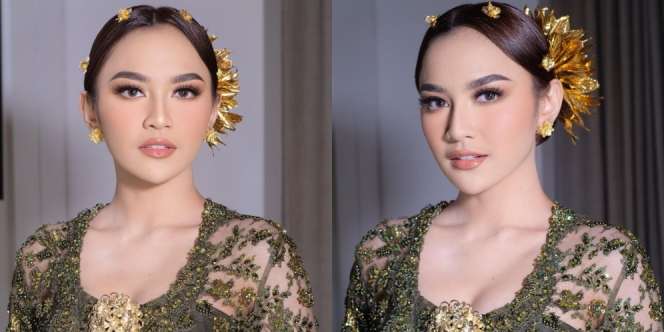 Flawless Banget, Ini Deretan Potret Detail Make Up Lamaran Mahalini Hasil Kreasi MUA Bennu Sorumba