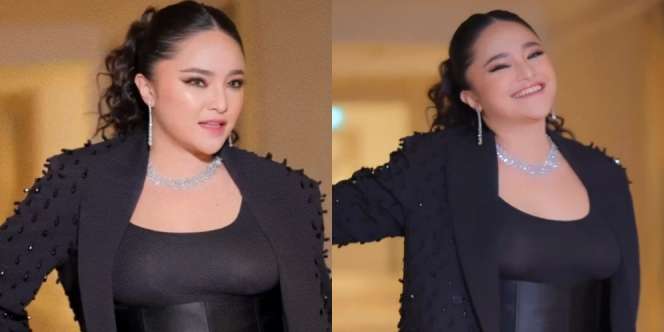 Sempat Minder Karena Punya Badan Berisi, Ini 10 Potret Marshanda yang Memesona dengan Busana Nuansa Gelap