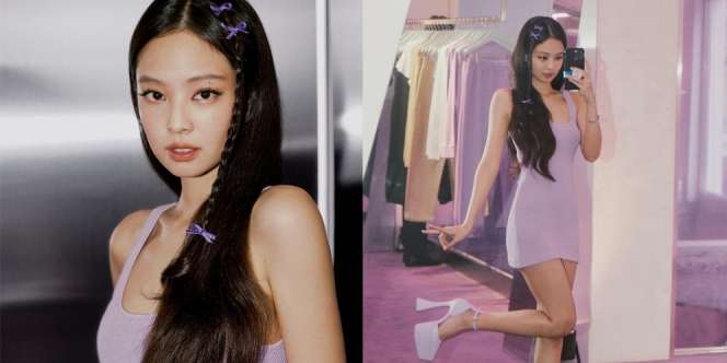 10 Potret Jennie BLACKPINK di Event Calvin Klein, Bener-Bener kayak Barbie Hidup!