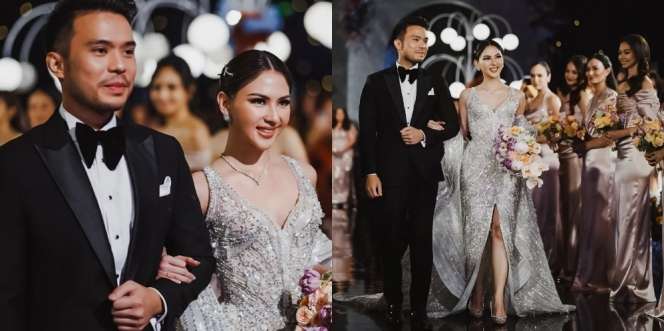 13 Potret Resepsi Pernikahan Jessica Mila dan Yakup Hasibuan, Mewah dan Cantik Sempurna!