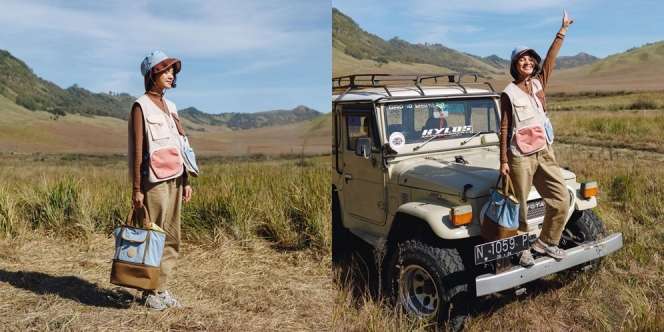 Potret Seru Andien dan Keluarga saat Berlibur ke Bromo, Gayanya Stylish Abis!