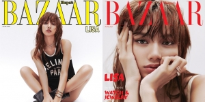 Tampil Memukau untuk Cover Majalah BAZAAR Korea, Lisa BLACKPINK Sukses Bikin Fans Meleleh