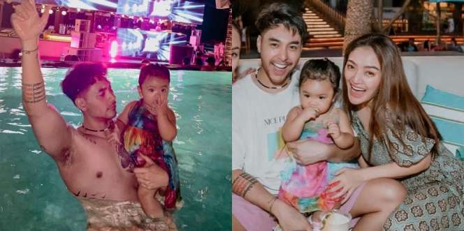 Deretan Momen Krisjiana Baharudin Ajak Baby Xarena Party di Beach Club, Gemes Gayanya Udah Pro Banget!