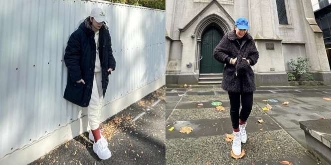 9 Potret Putri Anne Liburan ke Australia Tak Berhijab, Pamer Rambut Pendek Bareng sang Anak