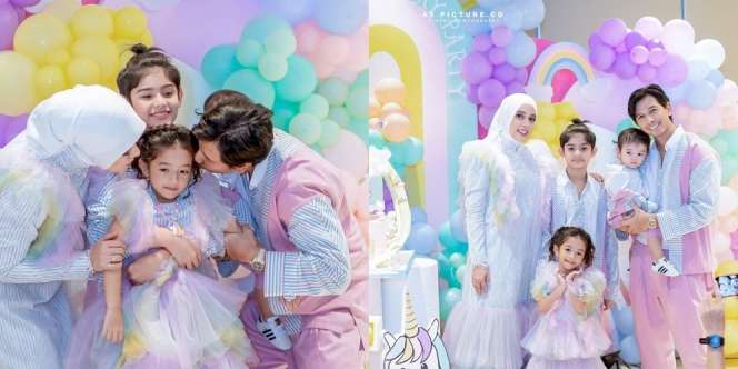 Bak Princess, Ini 10 Potret Perayaan Ulang Tahun ke-5 Queen Eijaz Anak Fairuz A Rafiq Bertema Unicorn