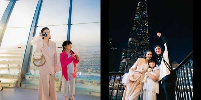 Potret Keluarga Vino G Bastian Liburan di Dubai, Harmonis Banget!