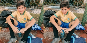 10 Potret Haru Desta Peluk Anak di Tiba-tiba Tenis, Kalah di Lapangan tapi Juara di Hati Vivin Dedes