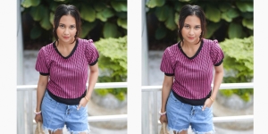 Tampil Cantik Pakai Celana Jeans Pendek, Indah Permatasari Dipuji Bak Gadis ABG!