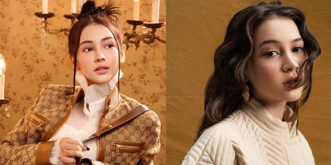 7 Potret Sandrina Michelle dalam Balutan Outfit dari Brand Gucci, Tampil Elegan dan Gorgeous Abis!