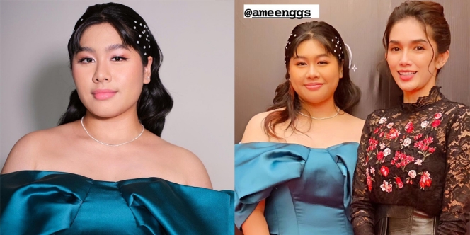 7 Potret Amel Anak Ussy Sulistiawaty Berangkat Prom Night, Cantik Banget Pakai Gaun Off-Shoulder