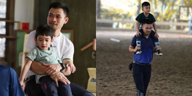 Gagah dan Tampan, Ini Potret Reshwara Suami Nabila Syakieb Bareng Anak Keduanya yang Disebut Papa Muda Idaman