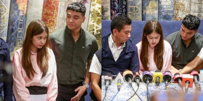 Tampak Lesu, Ini Deretan Potret Konferensi Pers Rebecca Klopper Tentang Video Syur Berdurasi 47 Detik
