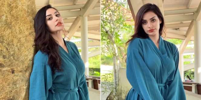 Deretan Potret Nora Alexandra Pakai Outfit Bergaya Kimono, Sederhana Tapi Cantik Banget!