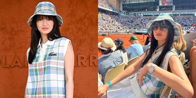 Disebut Lisa BLACKPINK Indonesia, Potret Cantik Raline Shah Panas-Panasan Nonton Tenis di Paris Bikin Netizen Terpana