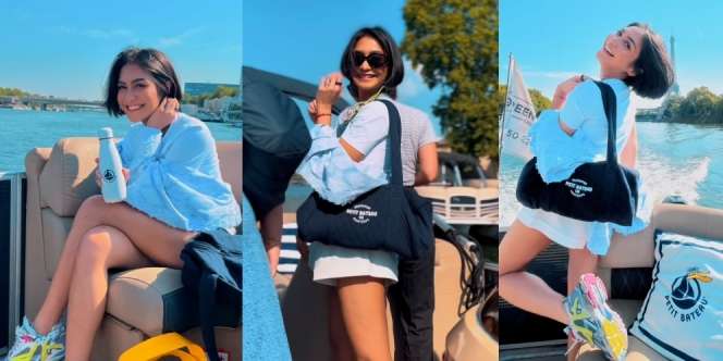 Tampil Sporty, Ini 10 Potret Liburan Caca Tengker di Paris yang Dipuji Makin Cantik dan Kurus