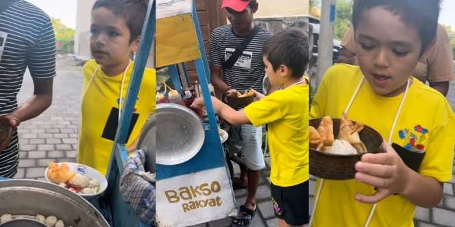 Deretan Momen El Barack Beli Bakso Keliling Rumahan, Jessica Iskandar Dipuji Ajari Anak Kesederhanaan!