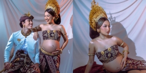 Pakai Busana Adat Bali, Jennifer Coppen Pamer Baby Bump yang Kian Membesar di Momen Maternity Shoot