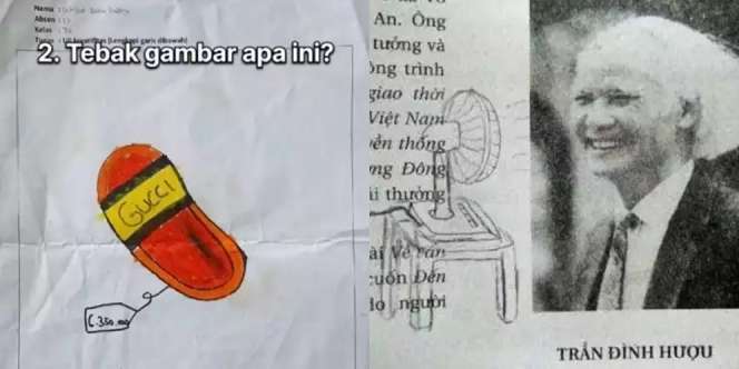 13 Potret Gambar Iseng Siswa Sekolah di Buku Pelajaran, Kreatif dan Kocak Abis!