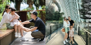 10 Potret Seru Liburan Keluarga Chelsea Olivia di Singapura, Disebut Couple Goals
