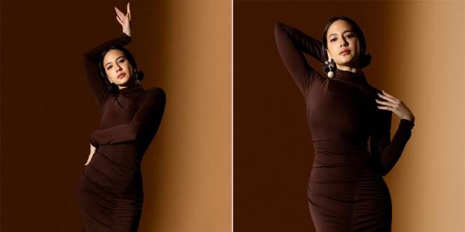 Pakai Dress Ketat, Pevita Pearce Pamer Body Goals di Pemotretan Terbaru