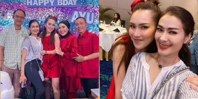 Sempat Salah Tanggal, Ini Potret Cantik Iis Dahlia saat Hadiri Pesta Kejutan Ulang Tahun Ayu Ting Ting