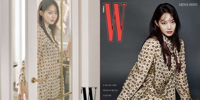 10 Potret Menawan Shin Min Ah untuk Majalah W Korea, Pesonanya Memukau Abis!