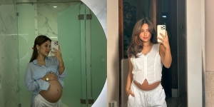9 Potret Terbaru Jennifer Coppen Pamer Baby Bump dengan Mirror Selfie, Makin Terlihat Cantik