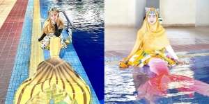 Sederet Potret Dokter Shindy Cosplay ala Mermaid, Cantiknya Putri Duyung Muslimah