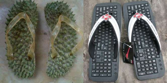 10 Desain Sandal Jepit Teraneh, Kok Bisa sih Sampai Kepikiran?