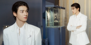 Visualnya Bak Pangeran, Cha Eun Woo Tampil Memukau saat Kunjungi Choume Maison 'Chaumet'