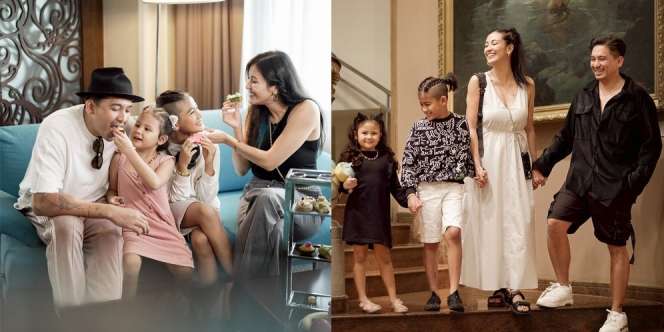 Deretan Potret Ryan Delon dan Sharena Ajak Anak-Anak Staycation, Satu Keluarga Wajahnya Fotogenik Semua!