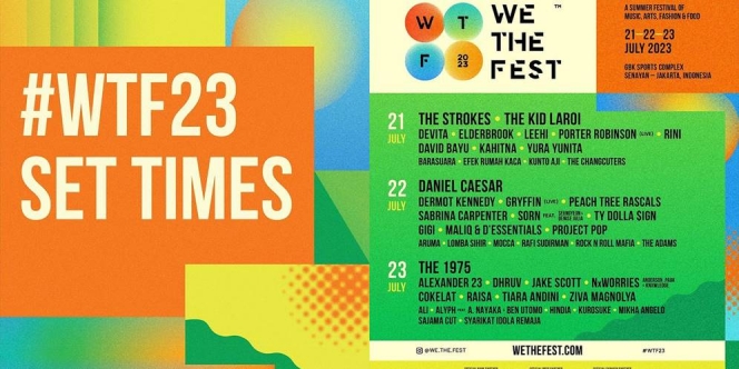 We The Fest 2023 Hadirkan The 1975 hingga 19 Musisi Internasional