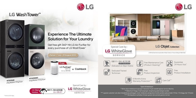 Jelang 33 Tahun Anniversary, LG Hadirkan Produk WhiteGlove Service dengan Bonus dan Cashback hingga 30 juta 
