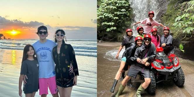 Potret Vino G Bastian dan Marsha Timothy Liburan di Bali, Makin Harmonis!