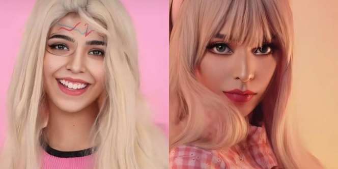 Transformasi Influencer Jharna Bhagwani Jadi Barbie, Perubahannya Buat Salfok karena Terlalu Mirip! 