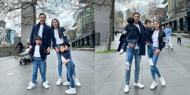 Ini Potret Seru Keluarga Sandra Dewi Liburan ke Melbourne yang Kompak Pakai OOTD Couple, Family Goals Banget!