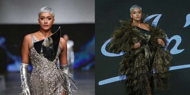 Deretan Potret Kimmy Jayanti saat Catwalk di JF3 2023, Aura Supermodel Terpancar Banget