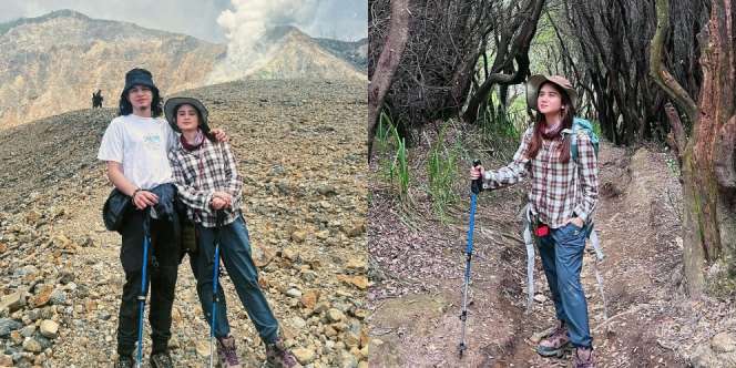Potret Perdana Tissa Biani Mendaki Gunung, Rayakan Ulang Tahun Bareng Dul Jaelani