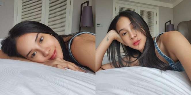 9 Potret Anya Geraldine Foto Selfie Sambil Rebahan, Curi Perhatian Sampai Bikin Halu Netizen