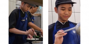 Potret Juno, Anak Imam Darto yang Tak Sungkan Kerja Magang di Restoran saat Liburan Sekolah