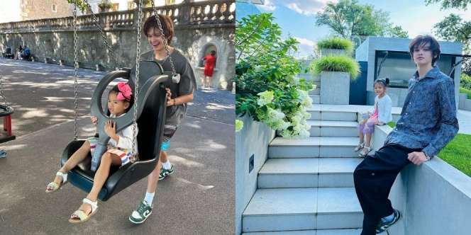 Farah Quinn Unggah Potret Kedua Anaknya Saat Bermain, Netizen Salfok Armand Makin Ganteng! 