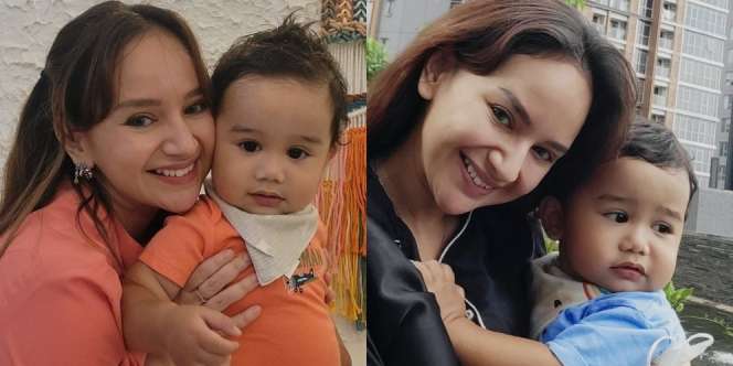 10 Potret Angelica Simperler Momong Anak, Malah Mirip Kayak Kakak-Adik nih!